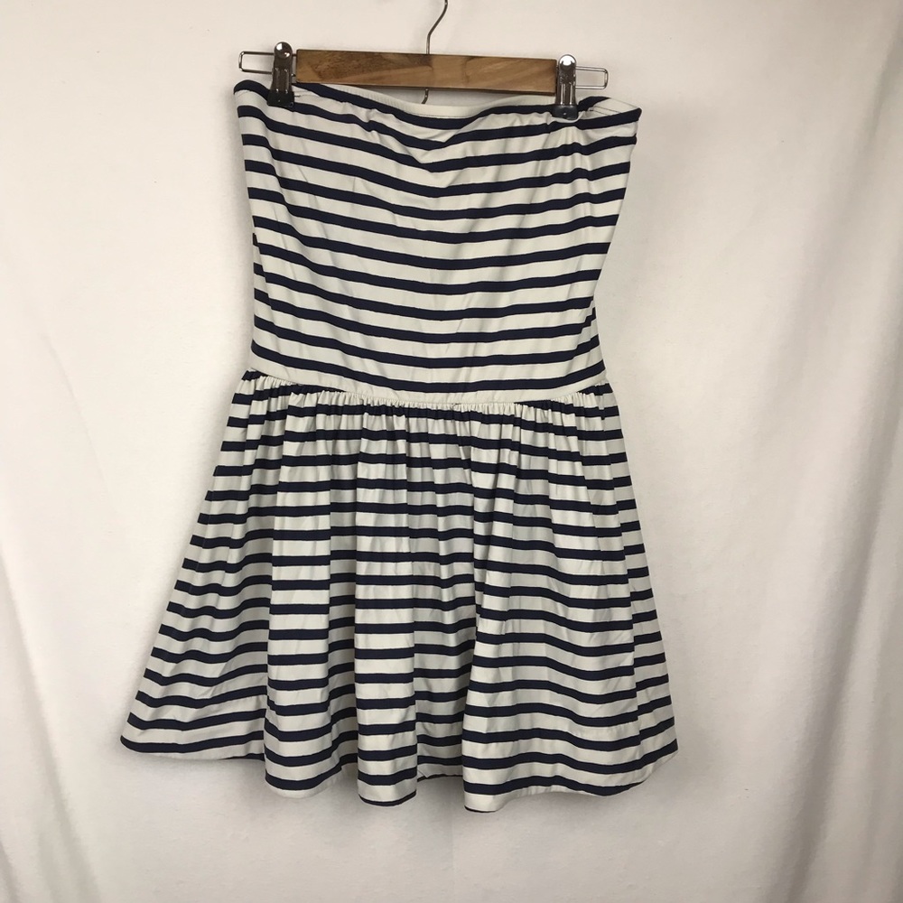 Kate Spade White Nahant Shore Flared Swim Dress